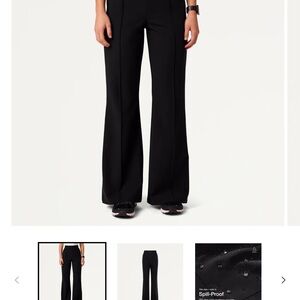 Jaanuu Kori Slim High-Waisted flare scrub pant